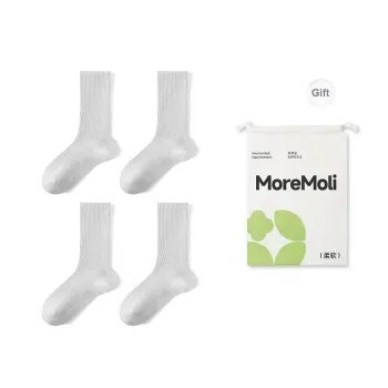 Moremoli Mid Calf Socks Men's Shopping Bag Combo Set