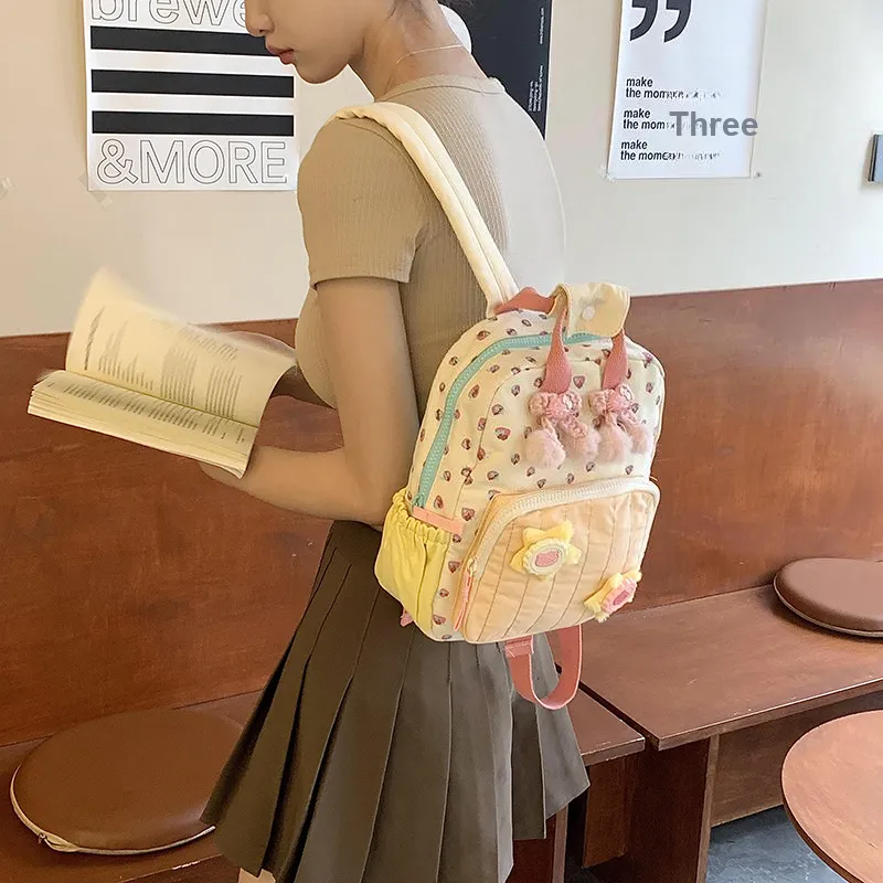 Volunteer Canvas Backpack Regular Women's White-12