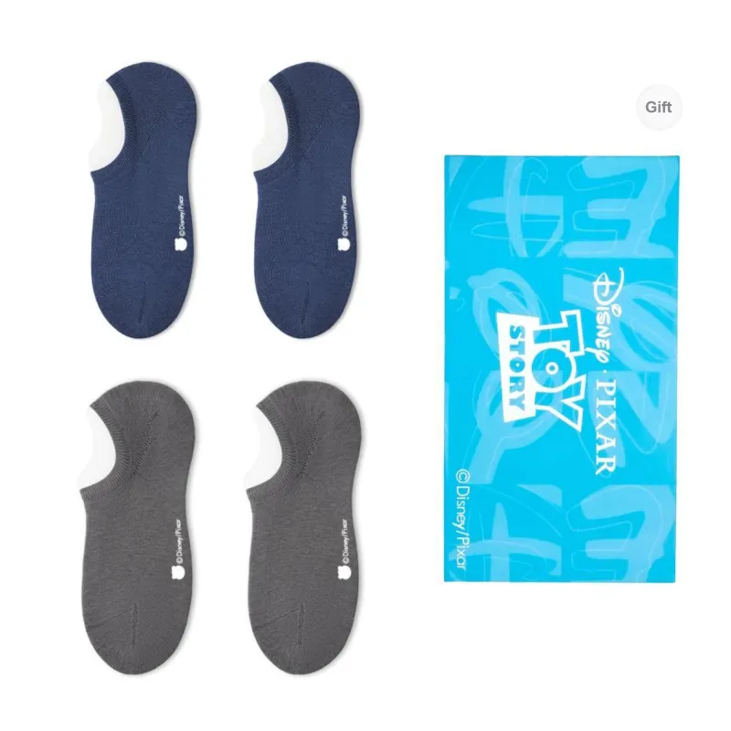 Disney No Show Socks Unisex Box 4 Pack-36