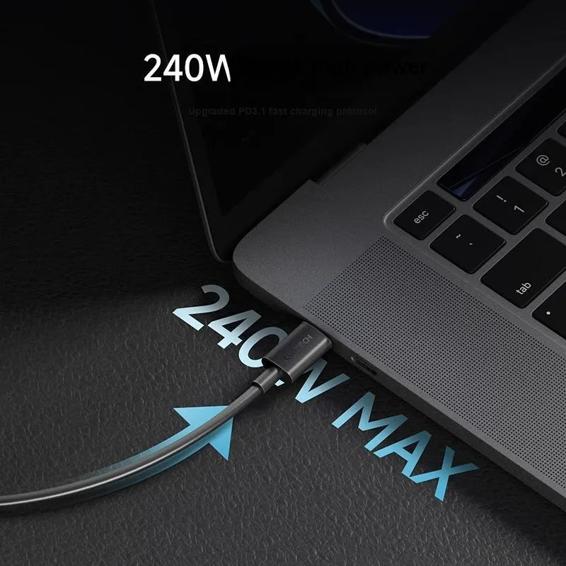 CUKTECH CTC615N 1.5m Type c To Type c 240W 6A PD3.1 Fast Charging Cable-3
