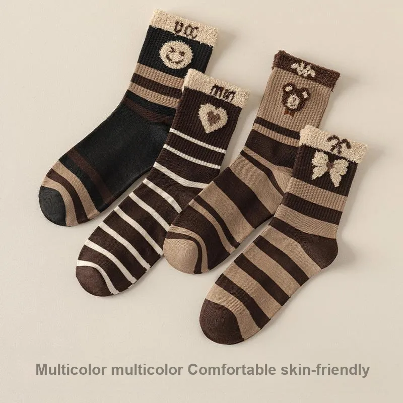 KJ Mid-Calf Socks Unisex Multi Combo Set-10