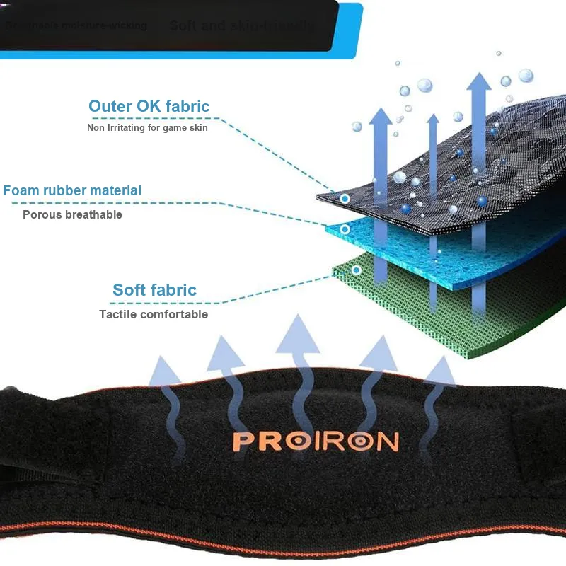 PROIRON Fitness Tennis Running Cycling Elbow Pads Protective Compression Basic Protective-1