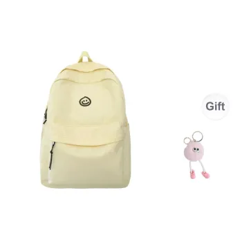 URBAN FOREST Nylon Backpack Unisex Yellow/Green/Blue/White/Black