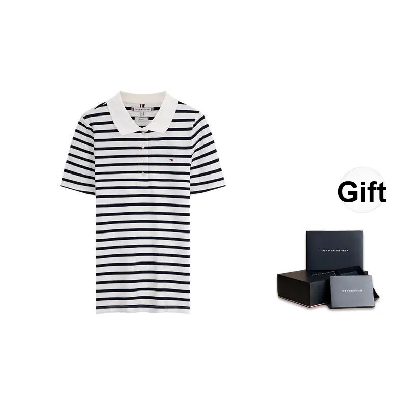 Tommy Hilfiger Striped Polo Top-21