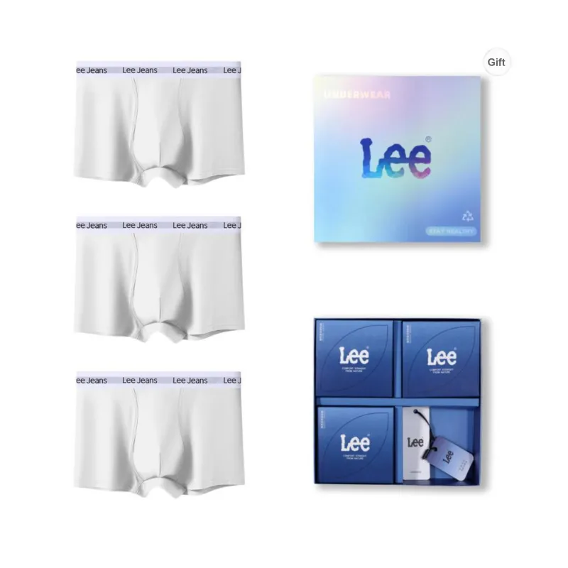 Lee Underpants Men's 3 Pack Gift Box Set-0