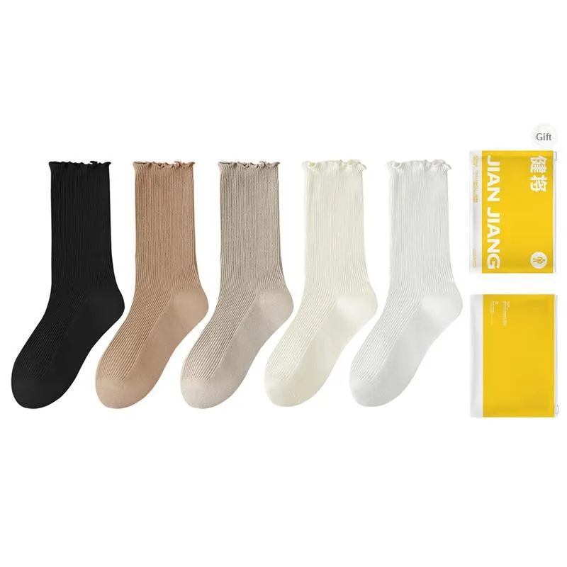 Master Mid Calf Socks Women's Shopping Bag 5 Pack-9