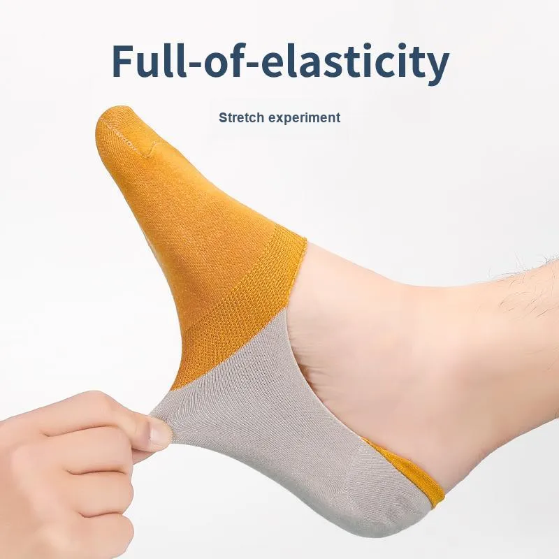 ROBINHOOD No Show Socks Men's 5 Pack-4
