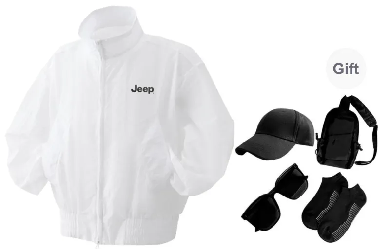 Jeep Breathable Quick Dry UV Protection Sun Protection Clothing Unisex Comes With Set-13