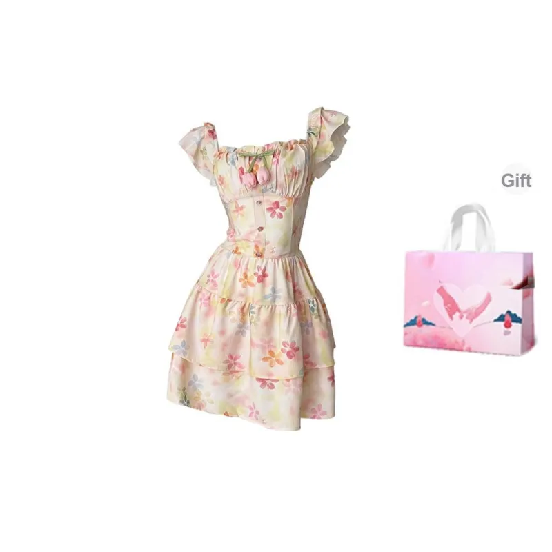 AURORA MUSE Short Sleeved Dress Women's Pink-5