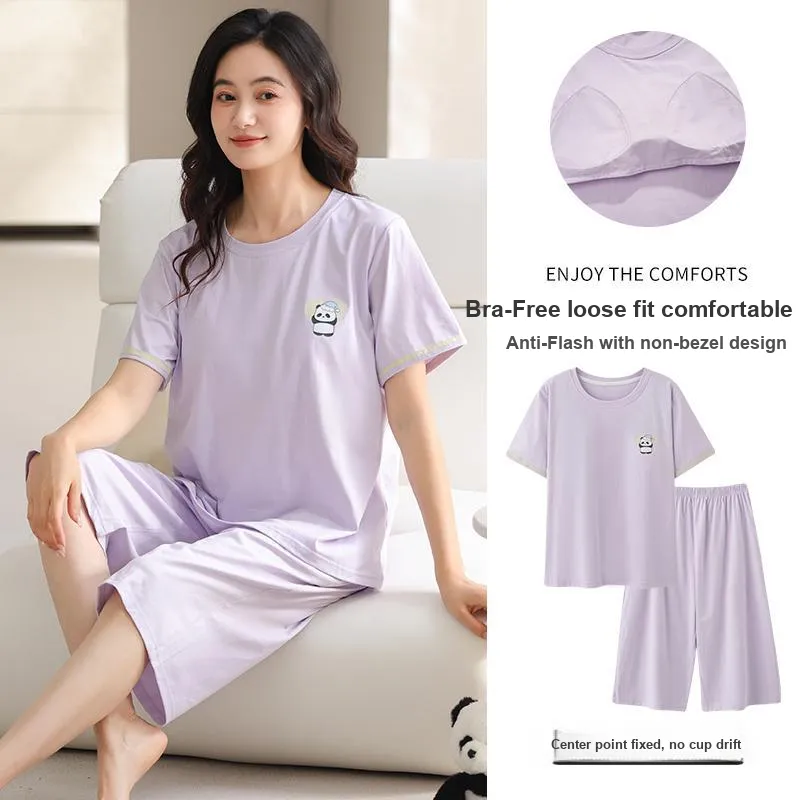MADALLO Pajama Set Women's Light Purple-1