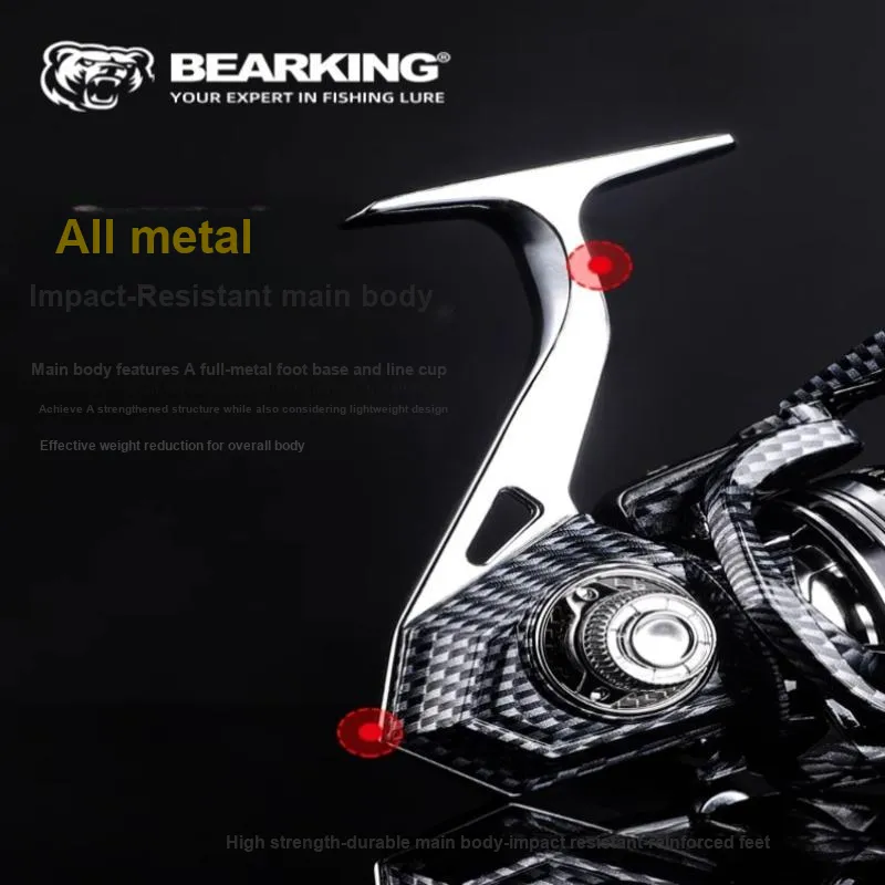 The Bear King Fishing Line Reels Front Unloader Spinning Wheels-2