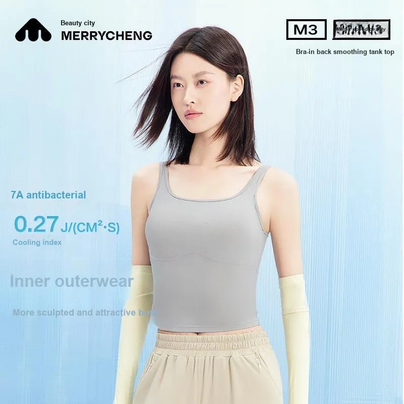 Merry City Sleeveless Sports Shirts Women's-10