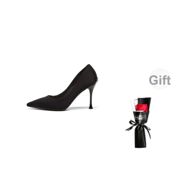 DAPHNE Slim Heel High Heels 9cm Women's Black