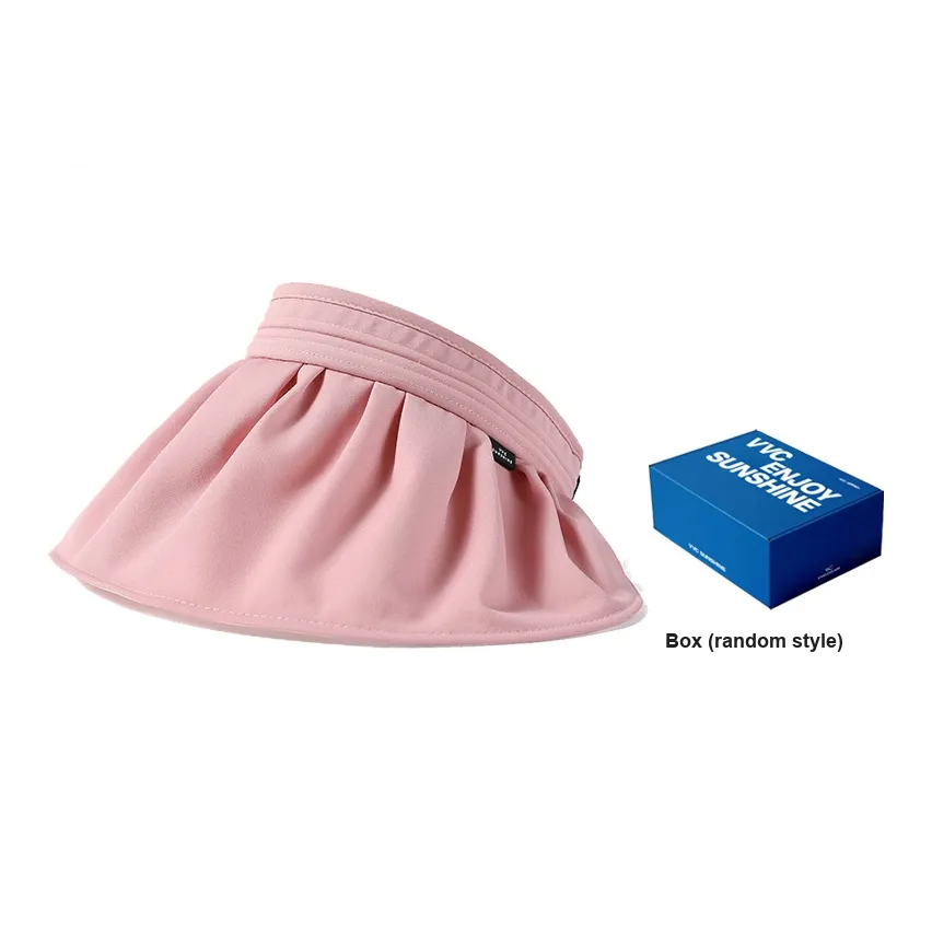 VVC Beach Outdoor Cloud Fan Shell Visor Sun Protection Hat Women's