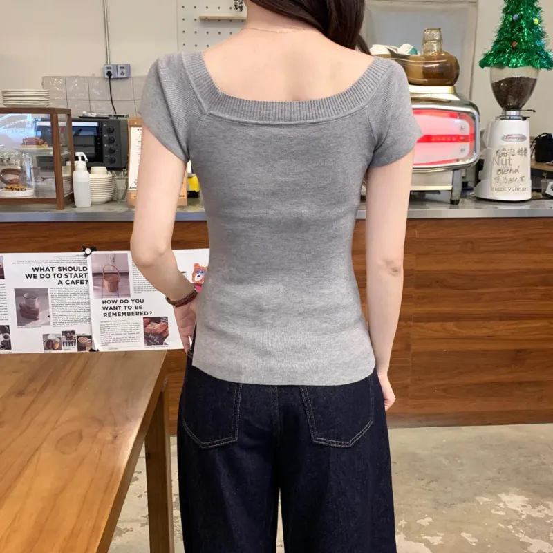 Aghr T Shirts Women's Gray-5