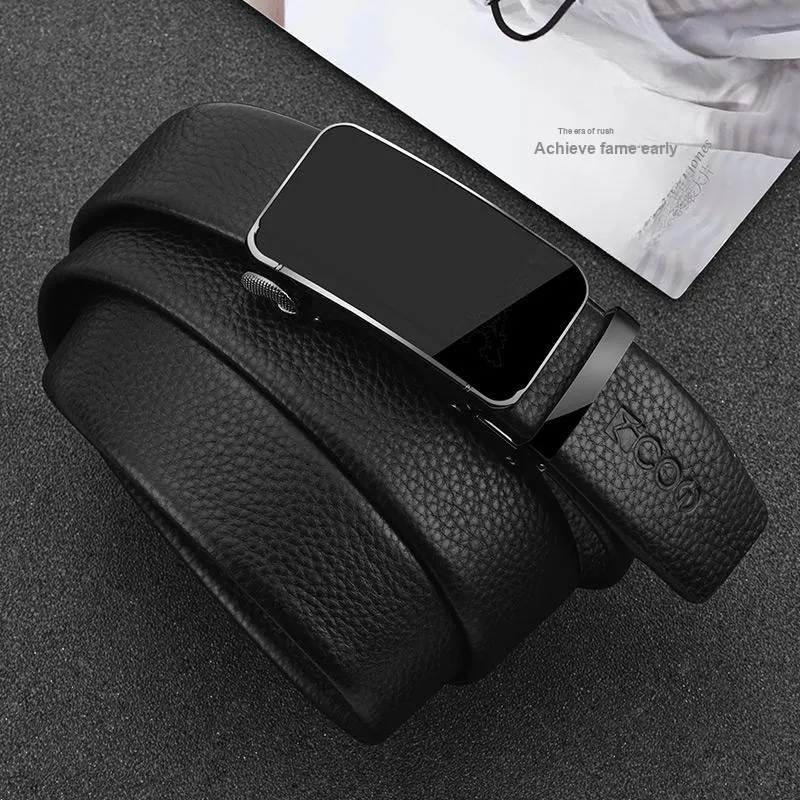 LUCKY LION Leather Belts Men-1