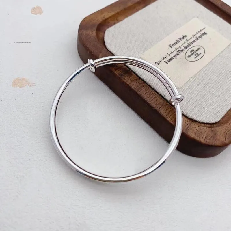 NSAOT 999 Fine Silver Bangles Women's-4