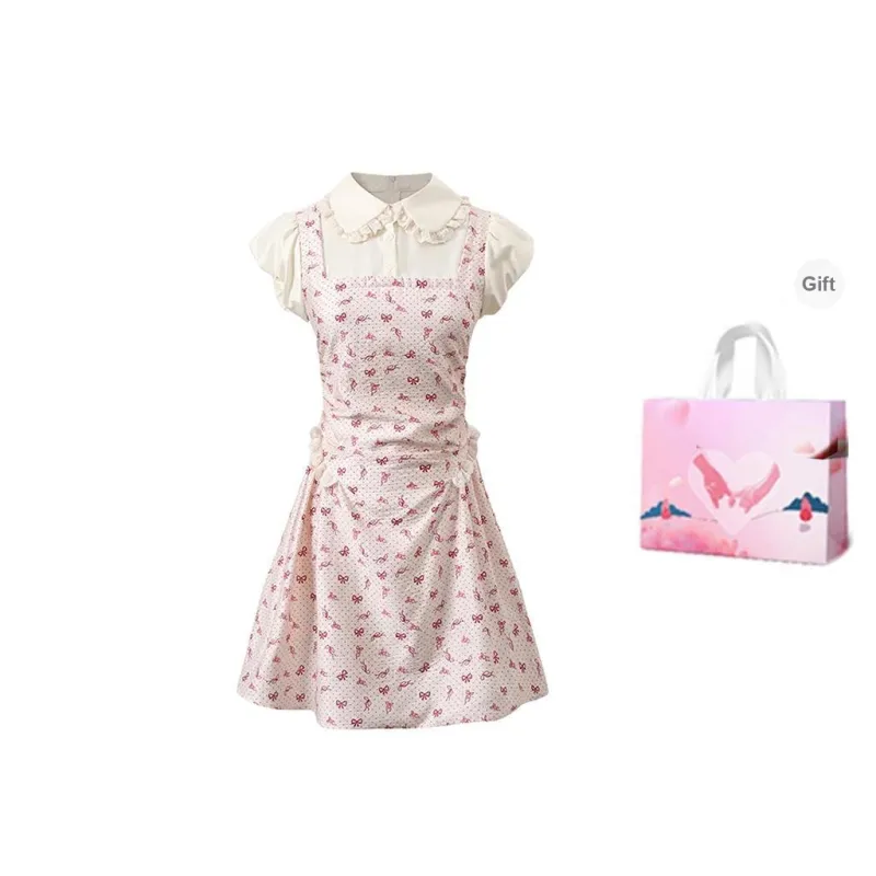 QYPRF Short Sleeved Dress Women's-6