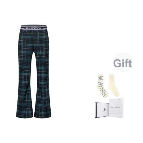 Charlie Luciano Повседневные брюки Женские Темно-зеленый