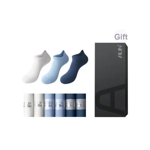 AUN Ассорти Мужские Носки No Show