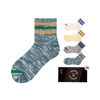 LIANGPU Ankle Socks Men's 4 Pack