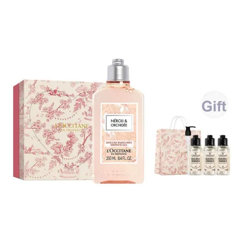 LOCCITANE Grasse Neroli Шампунь-гель Ароматный Увлажняющий Очищающий 250 мл Лимитированная коробка Попурри