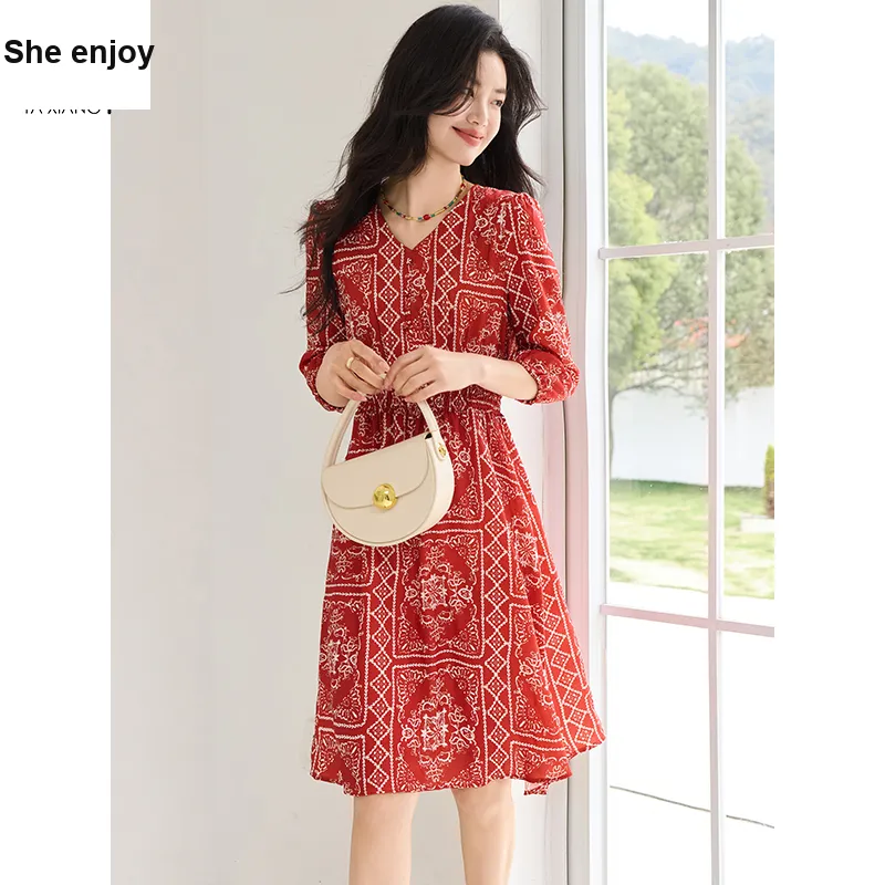 She Enjoys Short Sleeved Dress Women's-7