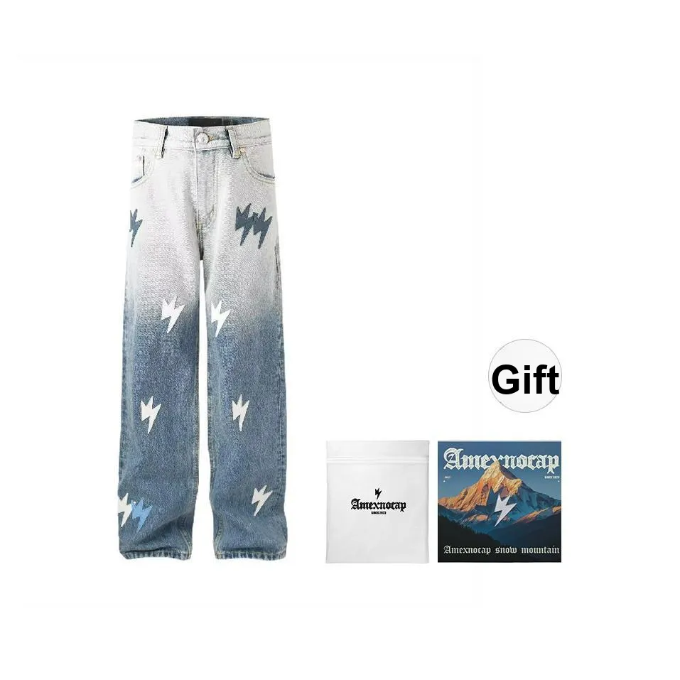 Amexnocap Джинсы Унисекс Ice Blue