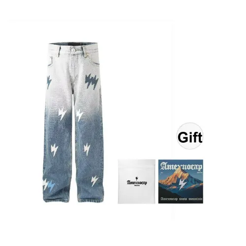 Amexnocap Джинсы Унисекс Ice Blue
