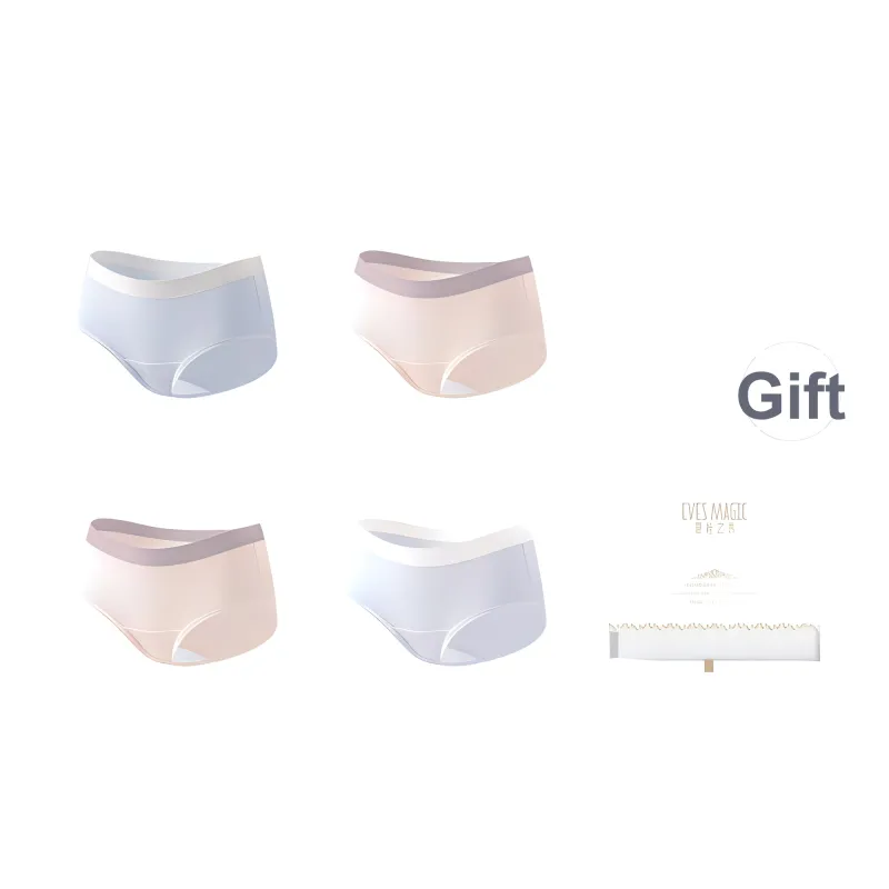 XIA.WA.ZHI.XIU Underpants Women's Shopping Bag 4 Pack-66