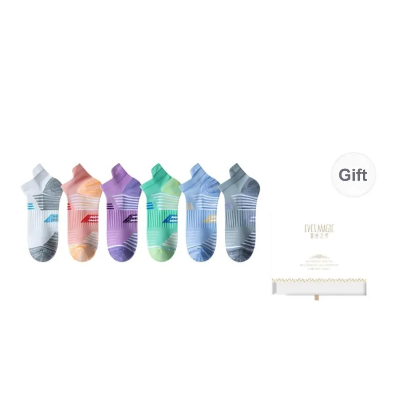XIA.WA.ZHI.XIU Ankle Socks Women's Shopping Bag 4 Pack-24