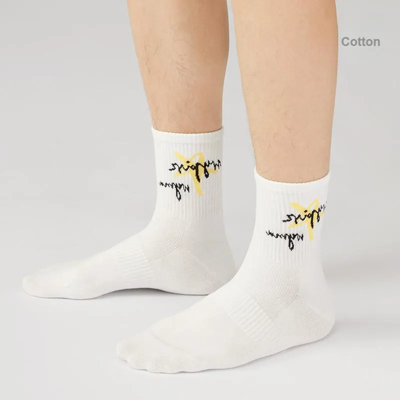 B&C.Room Mid Calf Socks Unisex 5 Pack-25