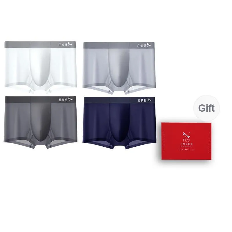 RED DRAGONFLY Underpants Men's 4 Pack Gift Box Set-8