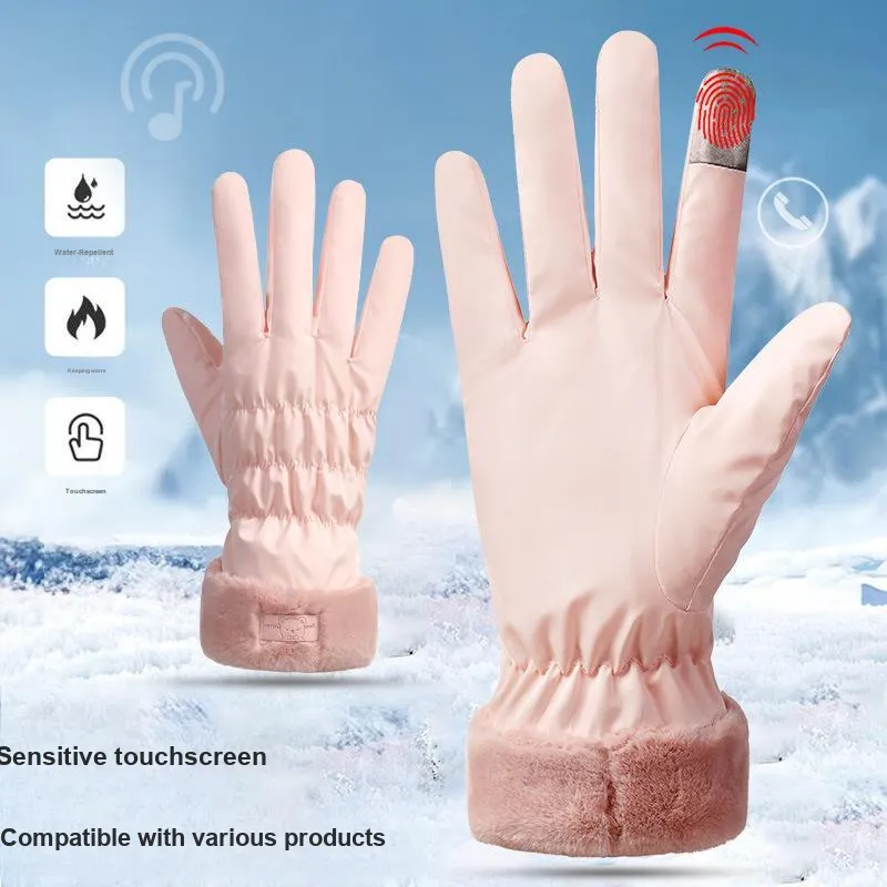 Ai Jiawei Polyester Knit Gloves Unisex-4