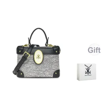 MACK JODAER Synthetic Leather Box Bag, Shoulder Bag, Crossbody Bag, Handbag Regular Women's Black