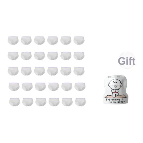 YU HSI x NAIWAJIAZU LIANMINGKUAN Одноразовое белье Женская Сумка для покупок 30 Пачек Белый