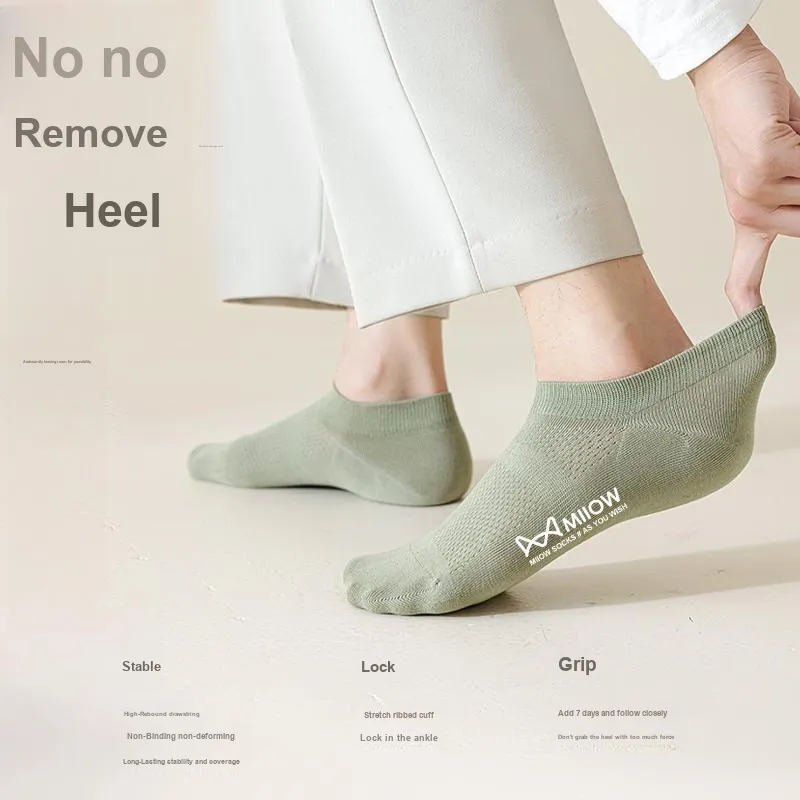 MIIOW No Show Socks Men's Shopping Bag Combo Set-4