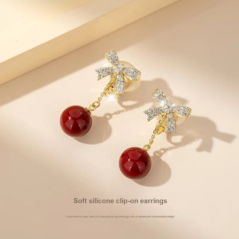 Mofei Alloy Clip On Earrings Women's-1