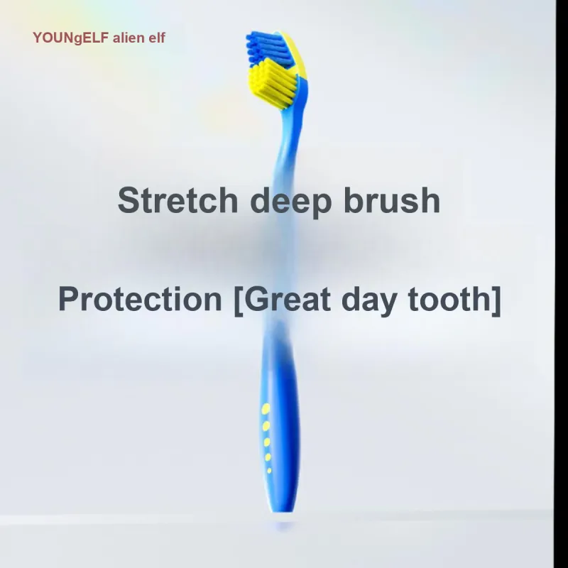YOUNGELF Stretch Comfort Toothbrushes Deep Cleaning Cone 4 Pcs Pack-5