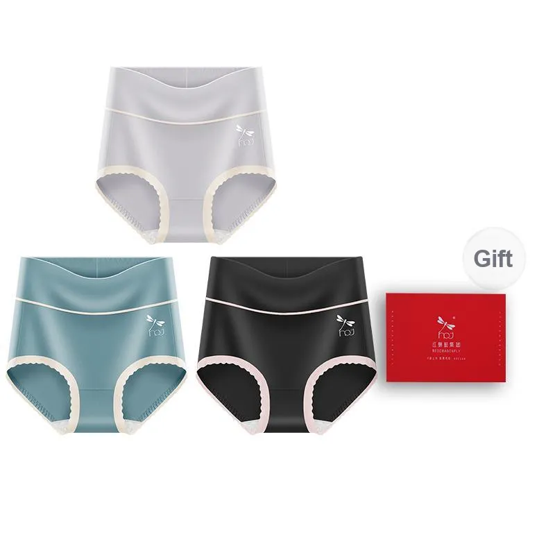 RED DRAGONFLY Cotton Panties Women's Combination Gift Box Set-12