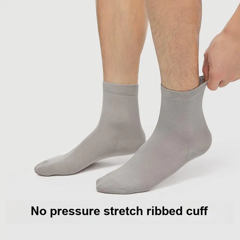YOUKESHU Men Mid Calf Socks-3
