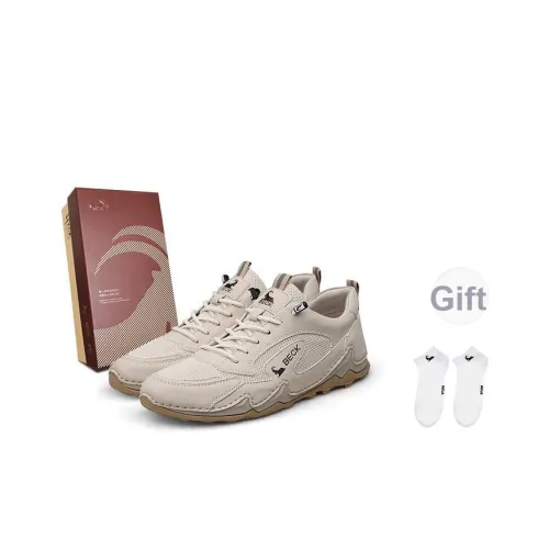 BECK Slip-resistant Abrasion-resistant Breathable Coating Low-Top Casual Unisex BECK Противоскользящий Устойчивый к истиранию Дышащий Покрытие Низкий Верх Повседневный Унисекс