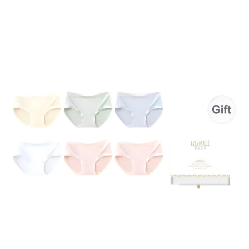 XIA.WA.ZHI.XIU Underpants Women's Shopping Bag 6 Pack-8