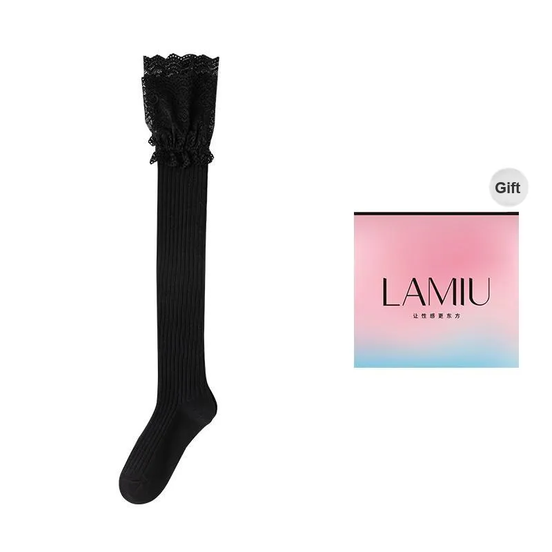 Lan Miao Thigh high Socks Women's Shopping Bag Combo Set-4