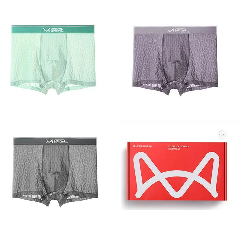 MIIOW Underpants Men's Box 3 Pack-12