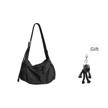 TAKI Oxford Commute Casual Versatile Handbag Crossbody Bag Shoulder Bag Regular Unisex Black/Gray