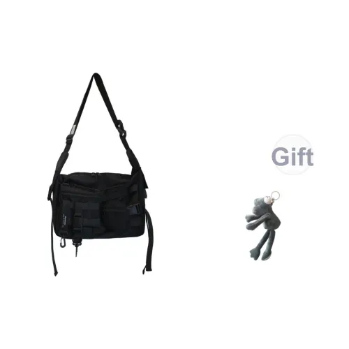 KAMLUI Нейлоновая сумка через плечо стандартная унисекс черная