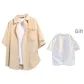 Khaki[Comes with Exquisite Short-Sleeved One Piece]