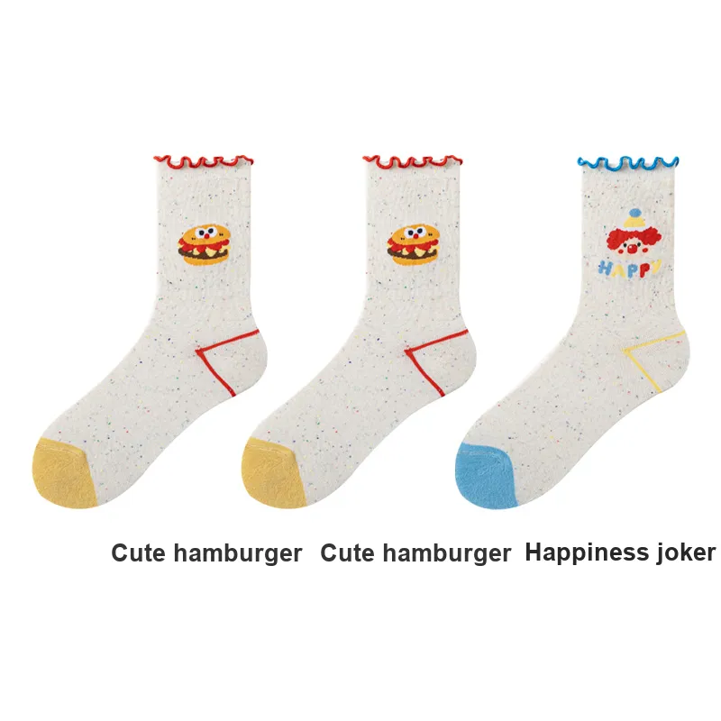 H YXIANG Mid Calf Socks Women's Combo Set-13
