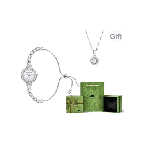 Corriberty Кварцевый механизм сплав ремешок женские часы жемчужная раковина цвет циферблат часов